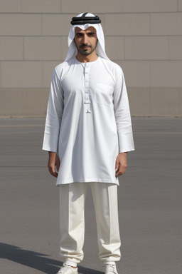 Emirati adult male with  white hair