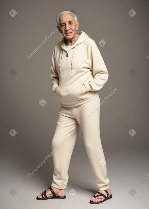 Puerto rican elderly male with  brown hair