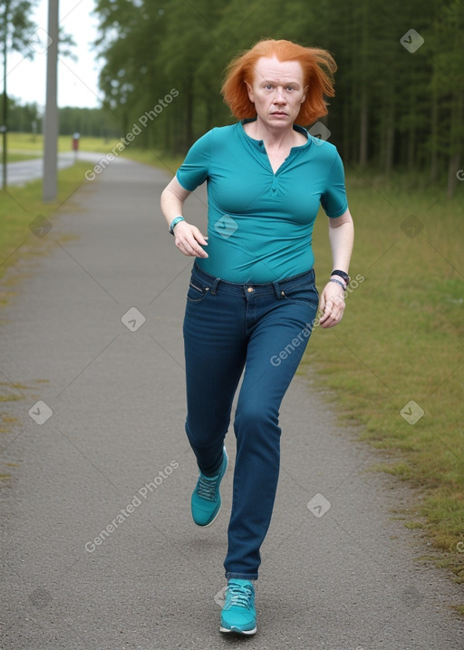 Norwegian middle-aged non-binary with  ginger hair