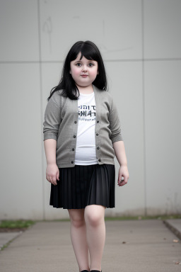 Ukrainian child girl with  black hair