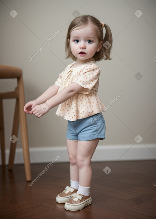 Caucasian infant girl 