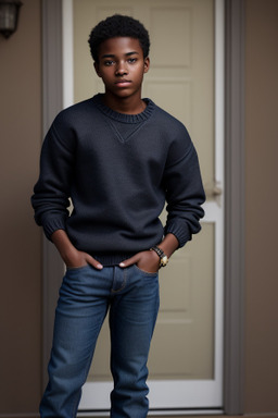 African american teenager male 