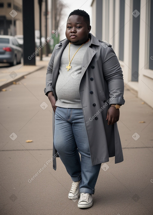 Ghanaian child boy with  gray hair