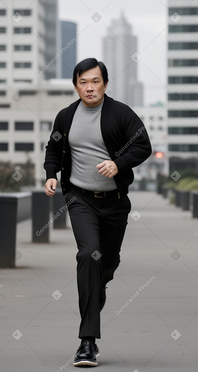 Vietnamese middle-aged male with  black hair