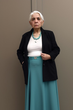 Iraqi elderly female with  white hair