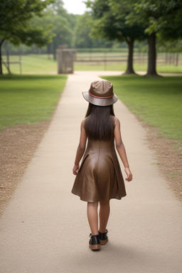 Child female with  brown hair