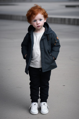 French infant boy with  ginger hair