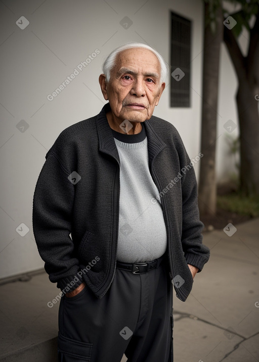 Honduran elderly male with  black hair