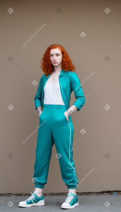 Armenian adult non-binary with  ginger hair