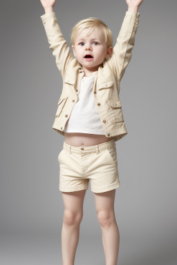 Danish infant boy with  blonde hair