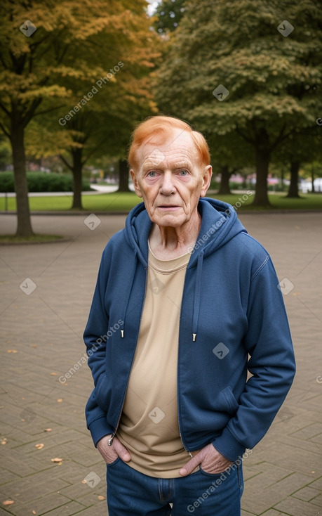 British elderly male with  ginger hair