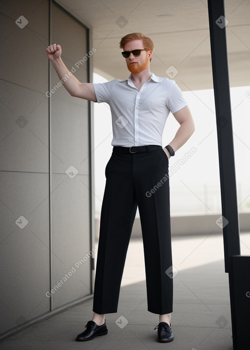 Finnish adult male with  ginger hair