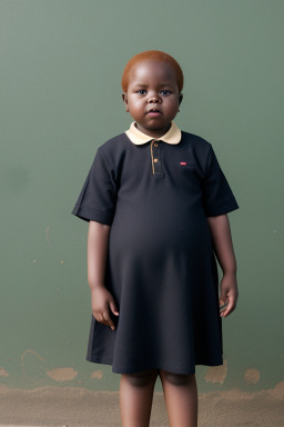 Kenyan child girl with  ginger hair