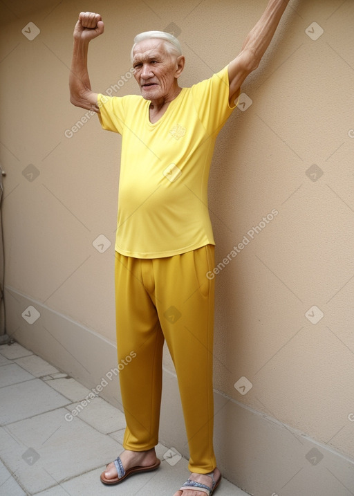 Uzbek elderly male with  ginger hair