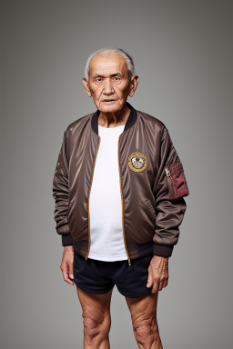 Uzbek elderly male with  brown hair