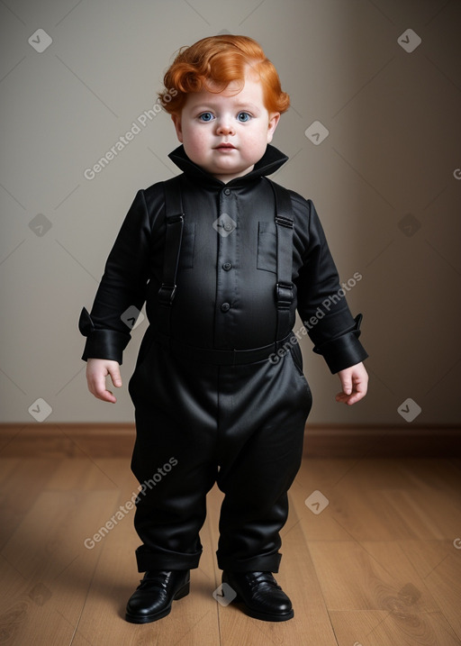 Georgian infant boy with  ginger hair