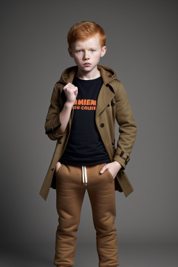 Dutch child boy with  ginger hair