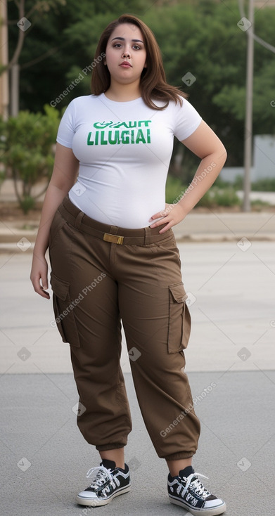 Algerian adult female with  brown hair