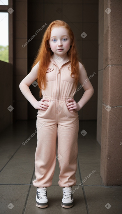 Child female with  ginger hair