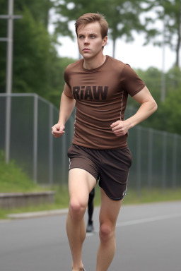 Finnish adult male with  brown hair