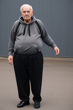 Finnish elderly male with  black hair