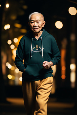 Filipino elderly male with  ginger hair