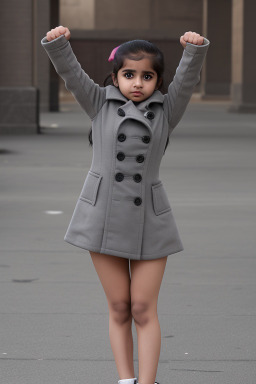 Pakistani infant girl with  gray hair