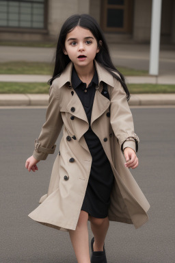 Child girl with  black hair