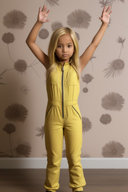 Nepalese child female with  blonde hair