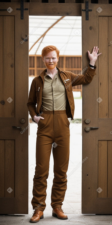 Singaporean adult male with  ginger hair