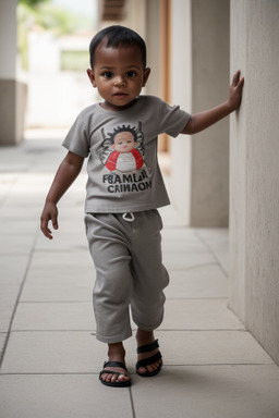 Panamanian infant boy with  gray hair