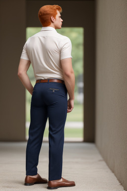 Venezuelan young adult male with  ginger hair