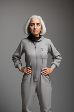 Emirati 45 years female with  gray hair