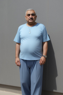 Azerbaijani 45 years male with  gray hair