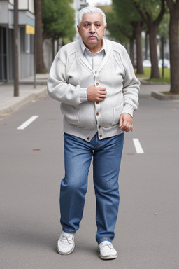 Turkish elderly male with  white hair