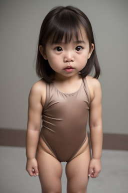 Singaporean infant girl with  brown hair