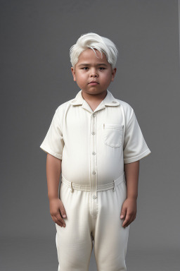 Nicaraguan child boy with  white hair