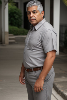 Nicaraguan middle-aged male with  gray hair