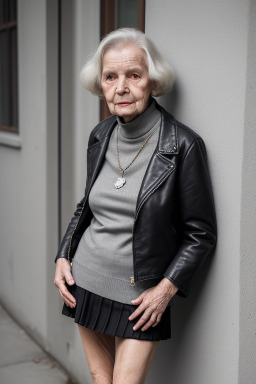 Latvian elderly female with  black hair