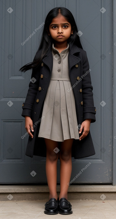 Bangladeshi child girl with  gray hair