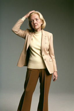 Elderly female with  blonde hair