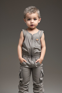 Portuguese infant boy with  gray hair