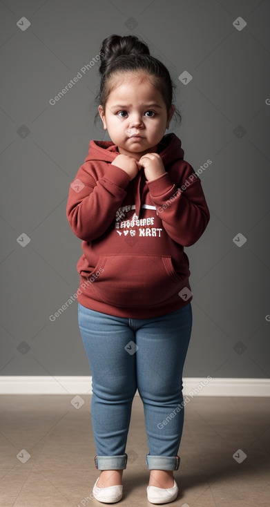 Costa rican infant girl 