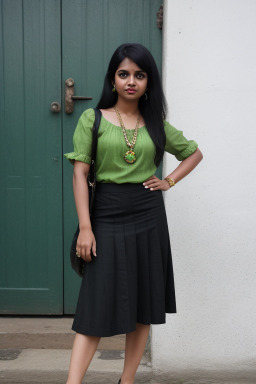 Sri lankan adult female with  black hair