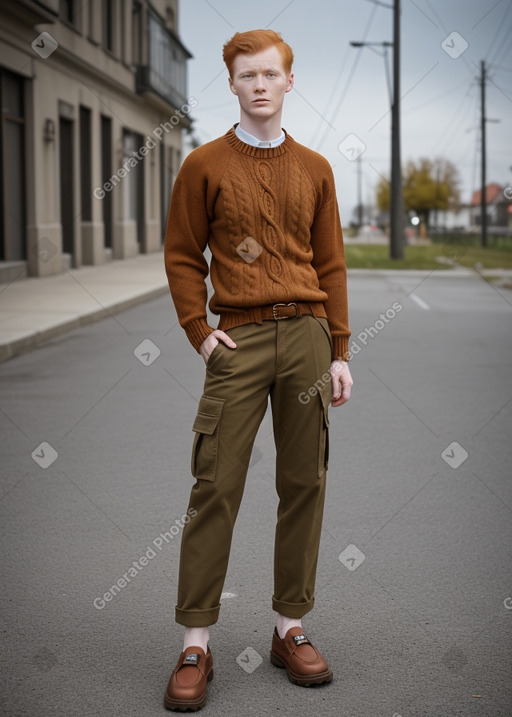 Slovenian adult non-binary with  ginger hair