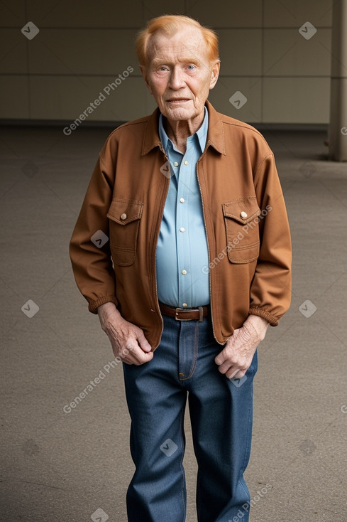 Nigerian elderly male with  ginger hair