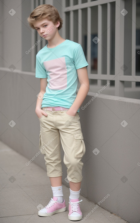 Caucasian teenager boy 