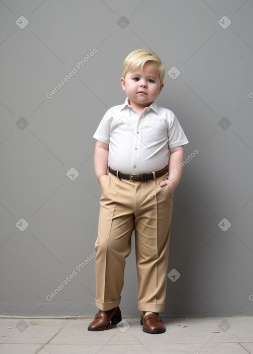 Georgian infant boy with  blonde hair