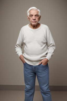 Greek elderly male with  white hair