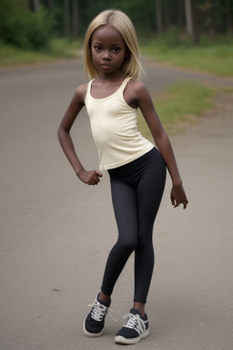 Child female with  blonde hair